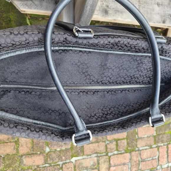 COACH 2004 VINTAGE HAMPTON WEEKENDER SIGNATURE TOTE - Picture 8 of 12